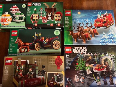 Christmas Themed LEGO Sets, NEW, Sealed, See pull down menu.
