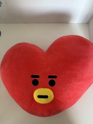 BT21 Tata Cushion Face Plush Pillow Official Line Friends V Tae BTS 16x11'' 2018