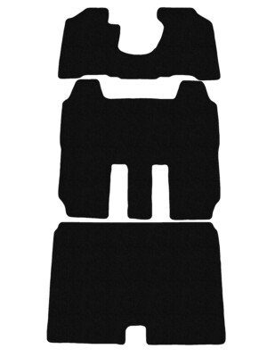 Schwarz Fußmatten Velour für Honda Element 2 Sitzreihen+der Kofferraum 2003-2007