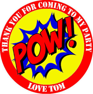 24 X Personnalise Super Heros Anniversaire Stickers Fete Thank You Doux Cone Sac Ebay 24 X Personnalise Super Heros Anniversaire Stickers Fete Thank You Doux Cone Sac Ebay