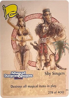 Spellfire Master the Magic 2nd edition Card 278/400 Sky Singers, Advanced D&D