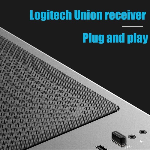Adattatore ricevitore dongle wireless USB per connessione tastiera mouse mouse Logitech - Foto 4 di 11