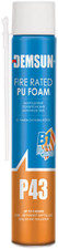 P43 750ml Fire Rated Expanding Foam