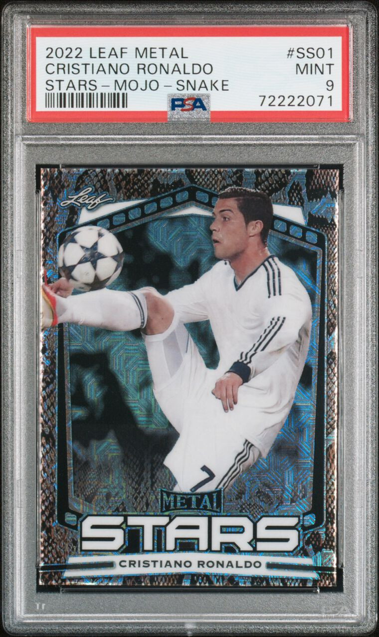 2022 LEAF METAL SOCCER AUTO