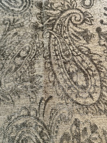 Kravet Fabric Sample 12.5” x 17” Paisley 25192-30 Chenille Green Teflon Crafts - Picture 15 of 20