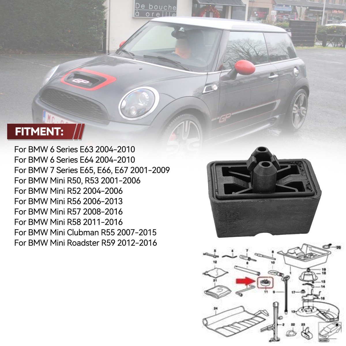 MINI Autospiegelhoezen voor de Zijspiegels, Achteruitkijkspiegelhoes voor Mini Cooper One/S/JCW R55 R56 R57 R58 R59 R60 R61 (zwart, R-serie handmatig vouwen