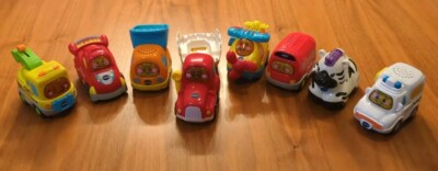Großes X8 Vtech Toot Toot Fahrer Fahrzeuge Set alle getestet (Set zwei)
