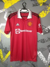 Manchester United Jersey Home Football Shirt 2022 - 23 Adidas Mens Size M ig93