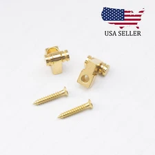 Roller String Trees String Retainer Guide for Strat Tele Style Guitar Gold 2PC