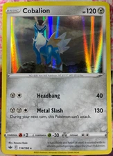 Cobalion Holo Rare - 114/198 - Chilling Reign Pokemon 2021