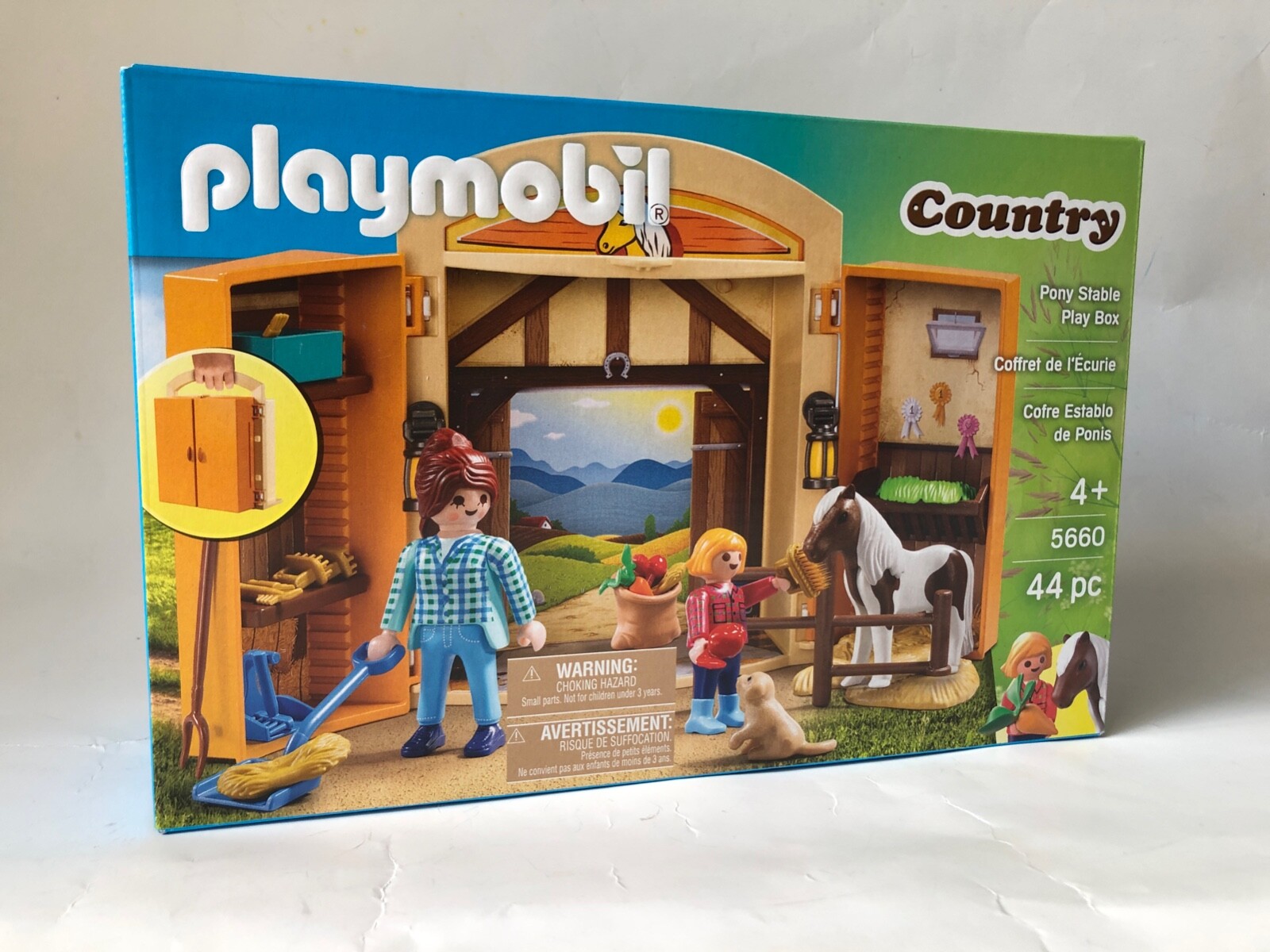  Foto zu Playmobil 5660 Aufklapp-Spielbox Ponystall Pferd Country 71494 71353 