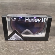 Hurley Soar Mirrored Blue Unisex Ski Snow Goggles Spherical Tint UV Protection