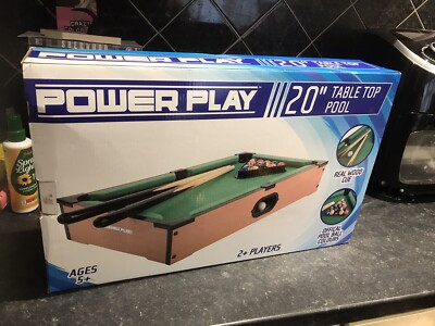 Billardtisch Power Play 20 cm Tischplatte Pool spärlich benutzt