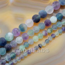 Natural Matte Gemstone Round Spacer Loose Beads 15.5'' 4mm 6mm 8mm 10mm 12mm