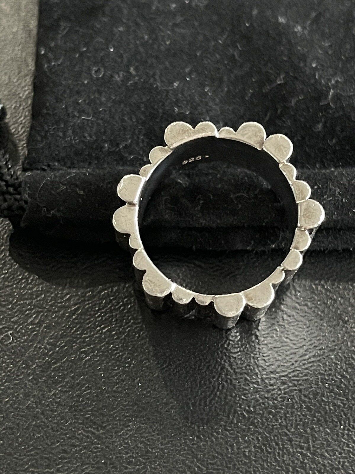 Silver RING Jette German Designer Solid 925 Silve… - image 4