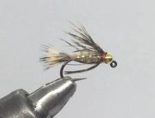 Tungsten Beadhead Jig - Gold Ribbed Hare's Ear Soft Hackle - Nymph