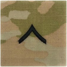 US Army OCP Rank 2x2 Sew On - E2 Private