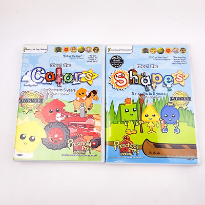 Preschool prep DVDs Meet the Colors & Meet the Shapes tested | eBay