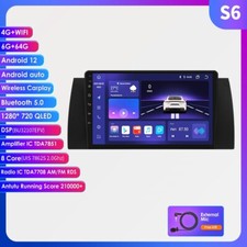 DSP Für BMW 5er E39 X5 E53 E38 Android 12 Autoradio Carplay GPS NAVI RDS 6+64GB