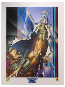Ultimate X-Men Lithograph Wolverine by artist Adam Kubert Marvel Comics Xmen