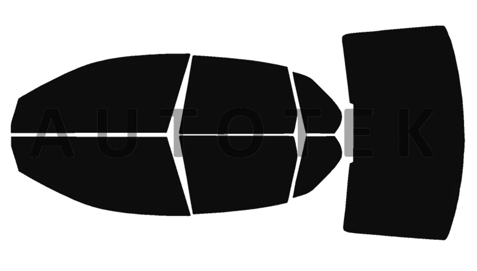 Película precortada para ventanas laterales cualquier pantalla de tinte para Volkswagen Jetta sedán 2006-2010 Foto 2 de 4