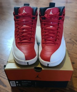 gym red 12s size 9