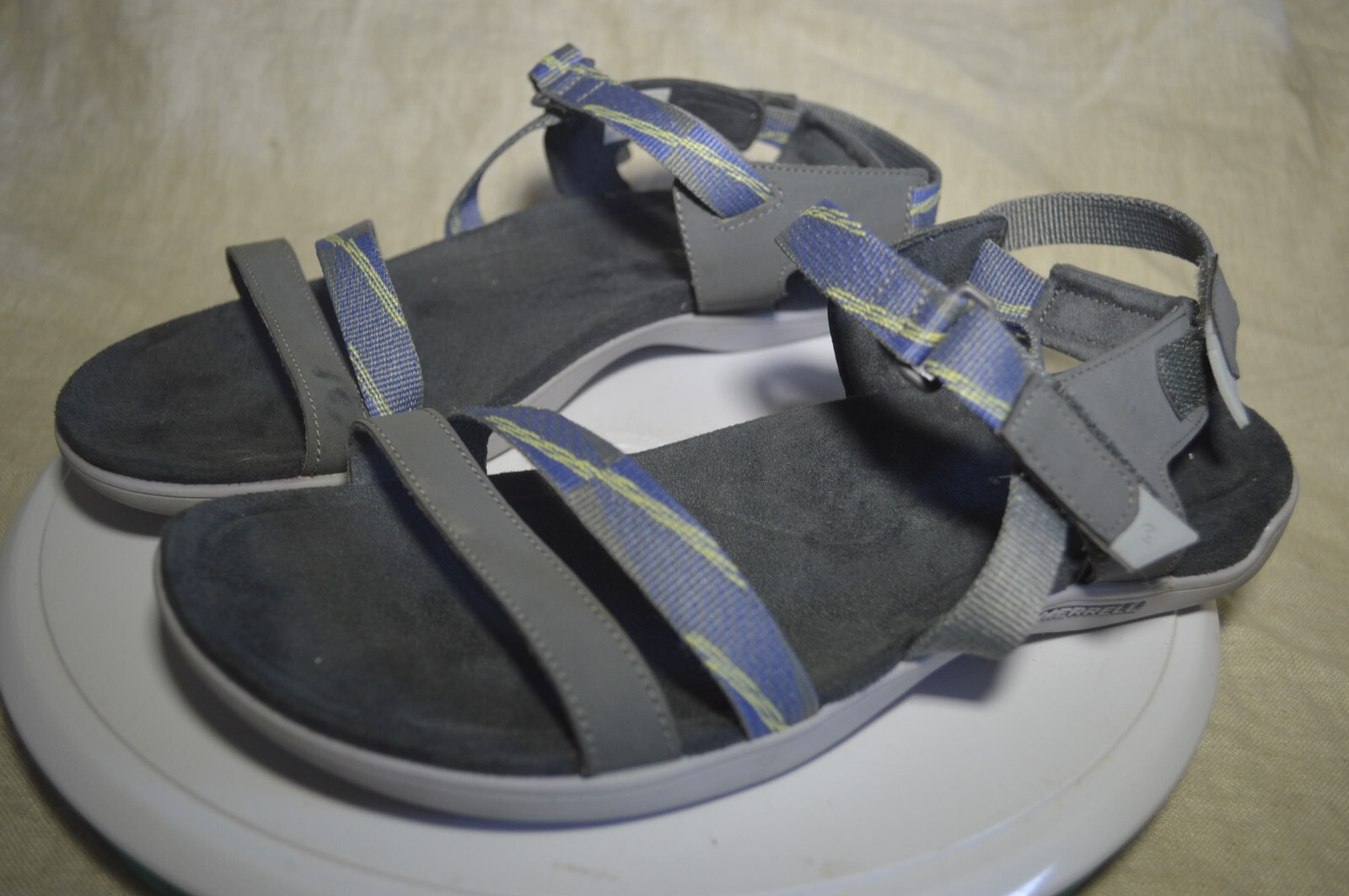 Sandali da donna blu Merrell District Mendi taglia 8 perizoma da esterno J001036