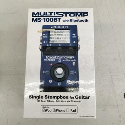 Zoom MS-100BT MultiStomp with Bluetooth Guitar Multi-Effects Pedal