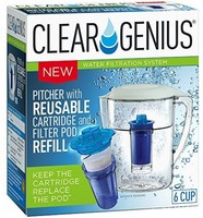 Clear Genius Water Pitcher Filtration System Fwp-1 Clear Genius Water Pitcher Filtration System Fwp-1