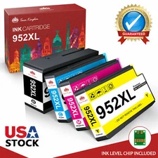 4 pack 952XL Ink for HP Officejet Pro 7740 8210 8216 8218 8710 8714 8715 8716