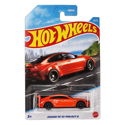 HOT WHEELS Jaguar XESV Project 8 Orange Car Luxury Sedans Series HDH15 2022