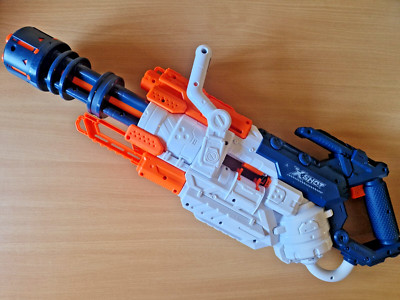 X-Shot Excel Brecher Minigun Chaingun funktioniert aber ohne Gürtel SAUBER