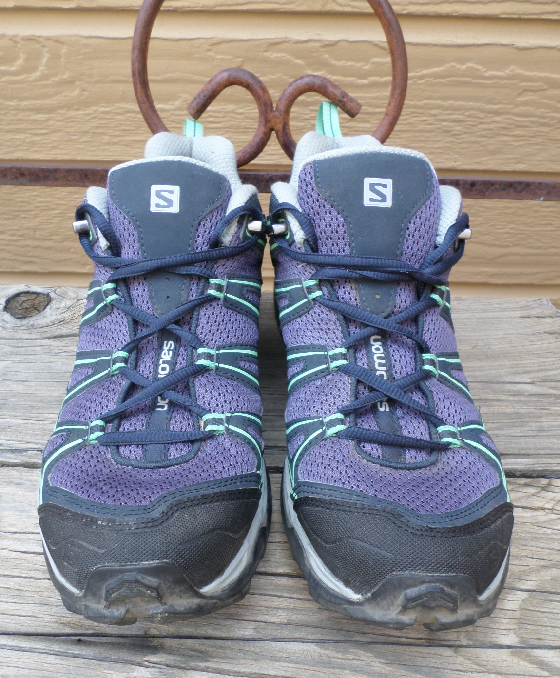 Scarpe da trekking Salomon X Ultra basse viola verde trail donna 10