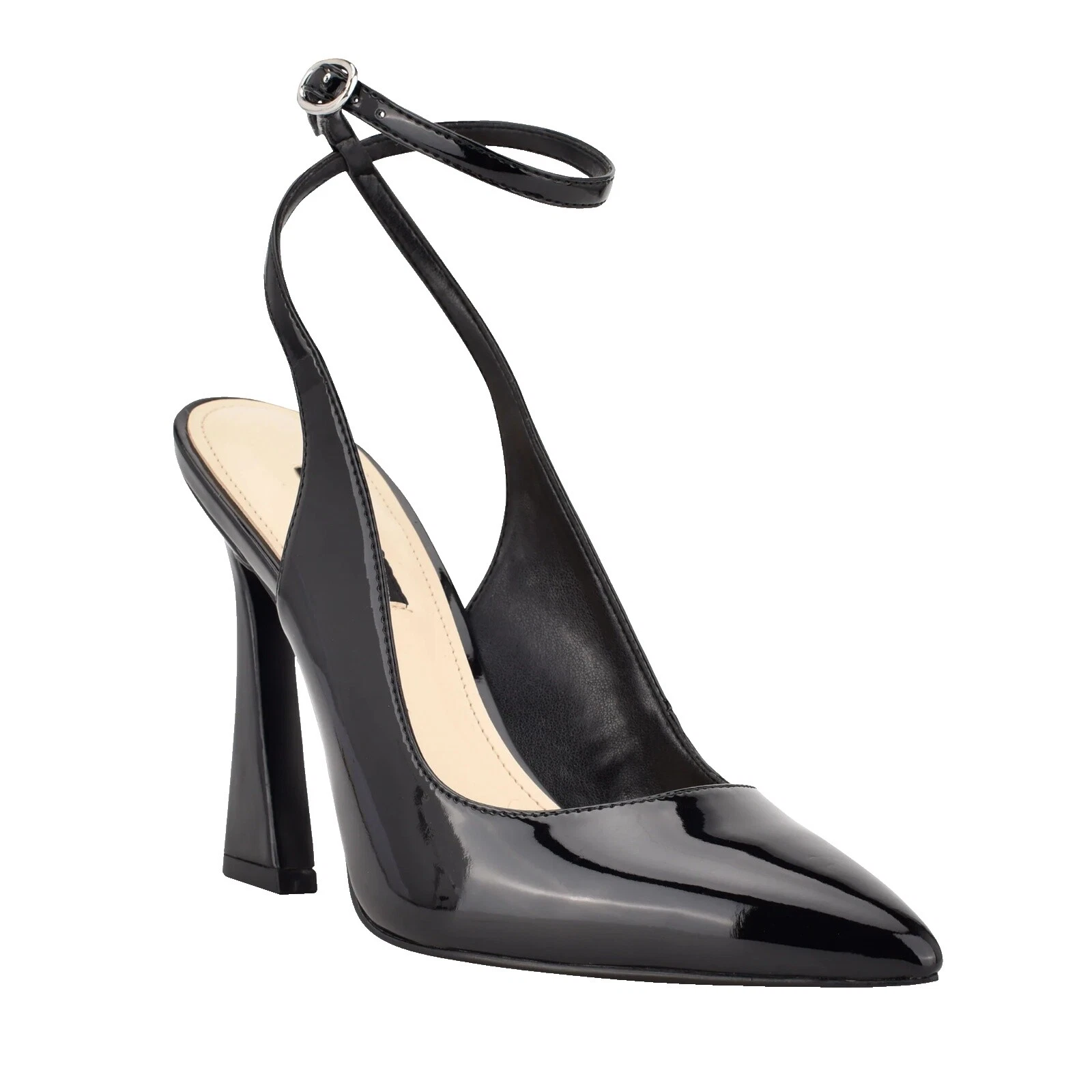 Black Nine West Ankle Strap Heels for Women