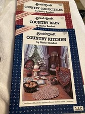 Treccia Artigianale Shirley Botsford Set di 3 Libri Cucina Country Collezionismo Bambino