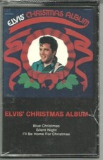 Elvis Presley Elvis' Christmas Album Cassette 1985 RCA NEW AND SEALED.