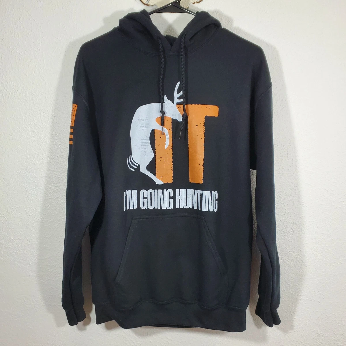 F**k it Iu0026#039;m Going Hunting Mens Black Hoodie Hooded Sweatshirt Beyond  Hunt Size M | eBay
