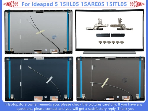 New For Lenovo ideapad 5 15IIL05 15ITL05 15ARE05 LCD Back Cover / Bezel / Hinges