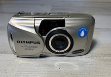 Olympus Stylus Epic Zoom 80 35mm point and shoot Film Camera For Parts or repair