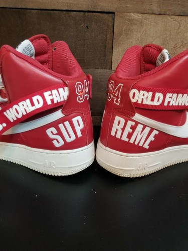 Authentic SUPREME NIKE 14FW AIR FORCE 1 