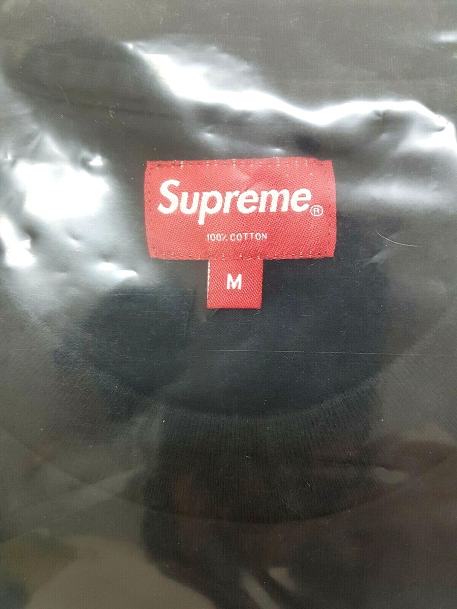 Supreme Karate Embroidered Long Sleeve Tee Black Size M SS18