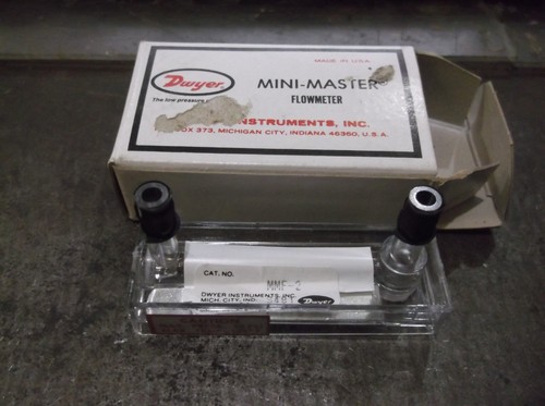 Neu im Karton DWYER MMF-2 MINI-MASTER DURCHFLUSSMESSER (321-2)