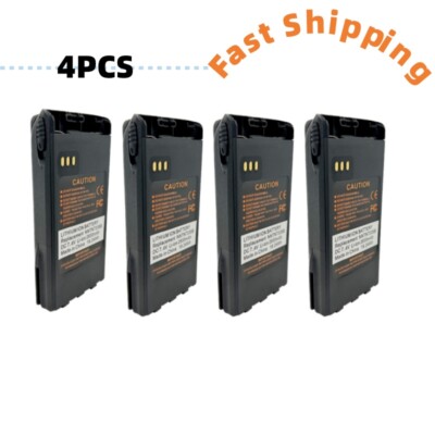 4Pack Li-ion Battery Compatible For XTS1500 XTS2500 MT1500 PR1500 Radio 2600MAh