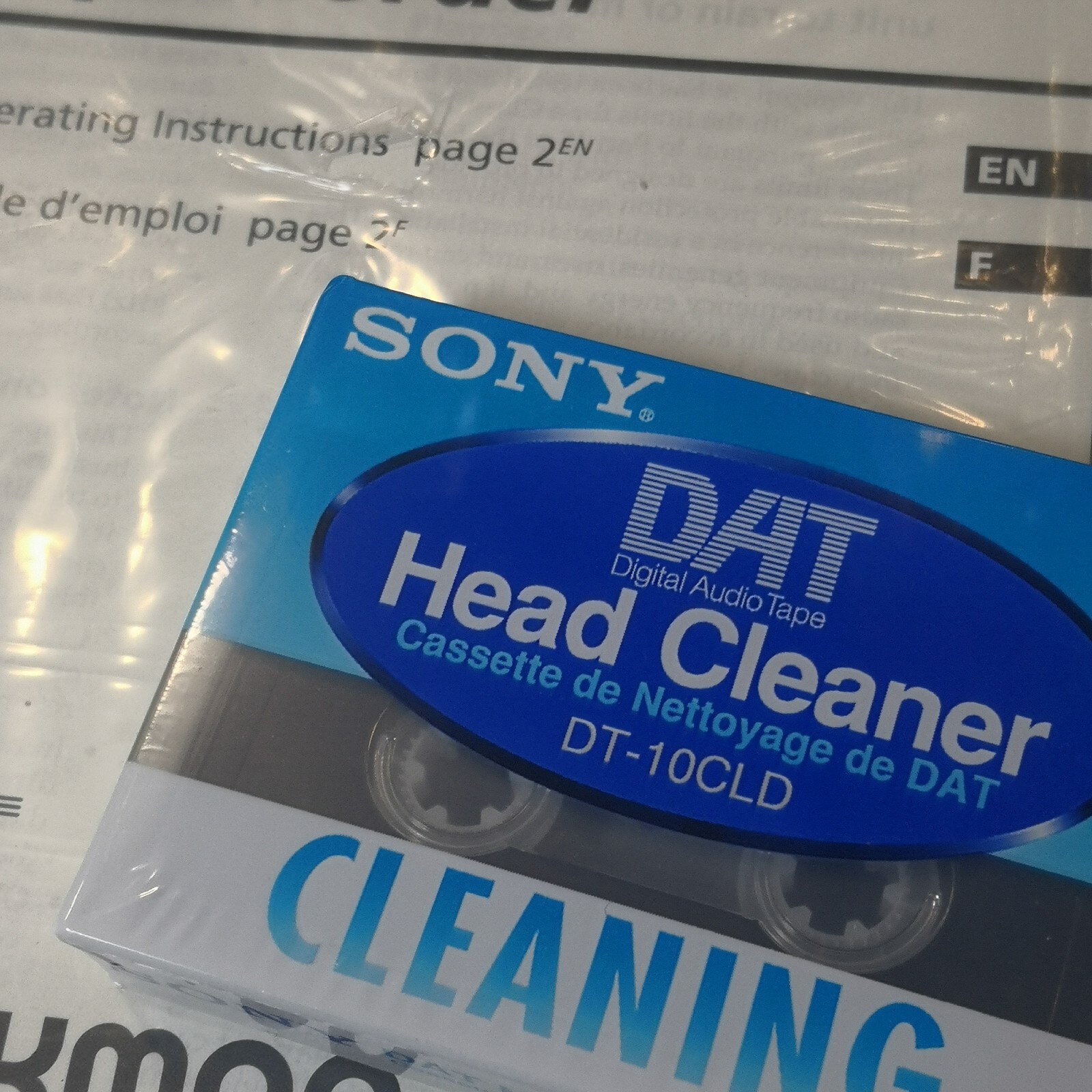 Sony Digital Audio Tape Recorder TCDD8 With DAT Head Cleaner In Original Box eBay