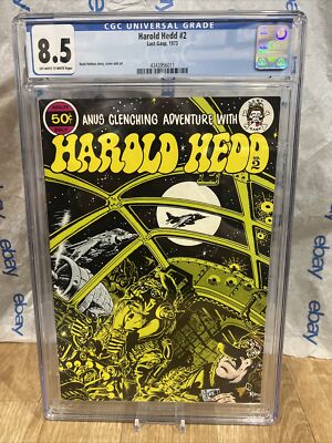 LAST GASP COMICS HAROLD HEDD #2 1973 Ow/ WHITE PAGES CGC 8.5 Graded New Slab
