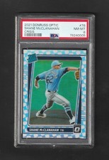 2021 Optic Shane McClanahan RC #78 ~~ Toilet Paper Crisis SSP ~~ PSA 8 ~~ POP 1