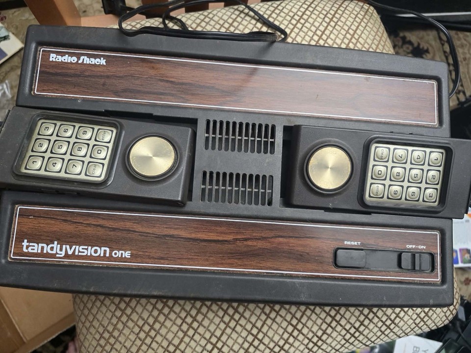 The Tandyvision One is a Radio Shack-branded Intellivision variant — a genuinely obscure retro console that most collectors have never even heard of.