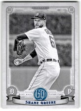 2019 Topps Gypsy Queen Black & White Shane Greene 33/50 Detroit Tigers #246