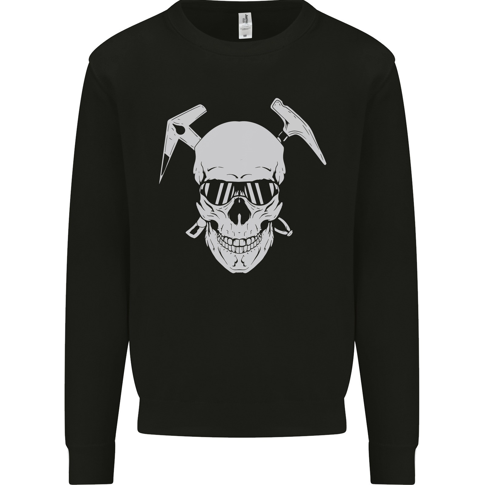 Sudadera Para Hombre Escalador De Montaña Con Calavera