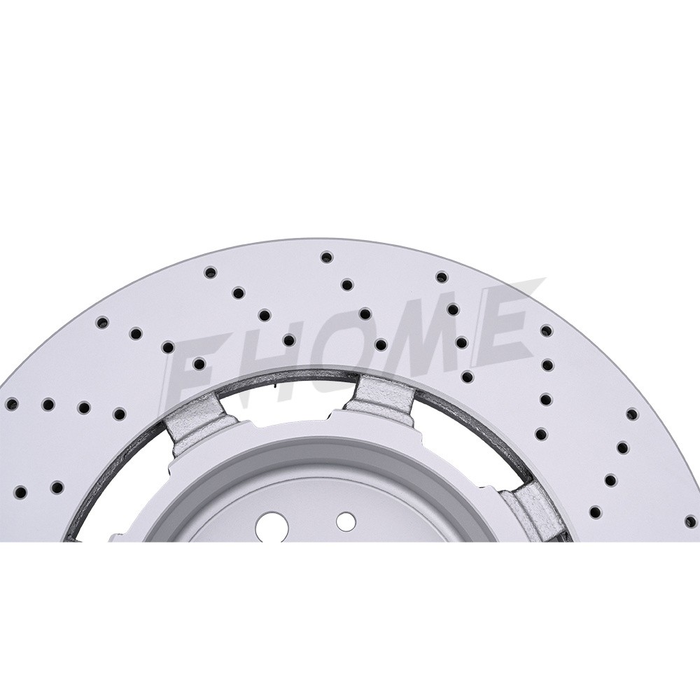 Front Brake Rotors Set For Maserati Granturismo Quattroporte GranCabrio 235318